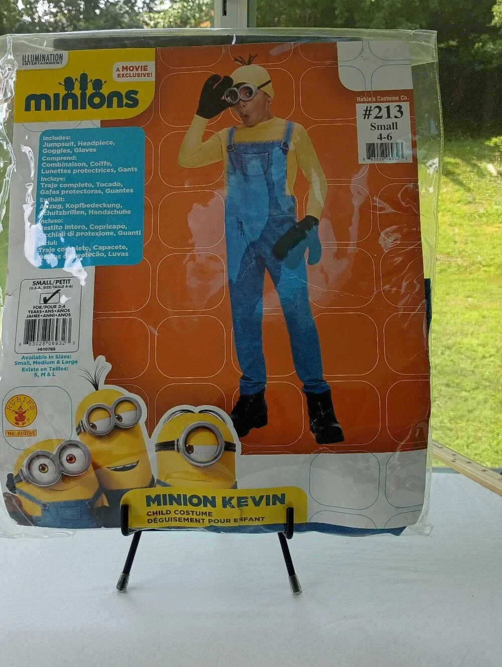 Complete minions Kevin costume size small #213 Kids Halloween Costume NIP